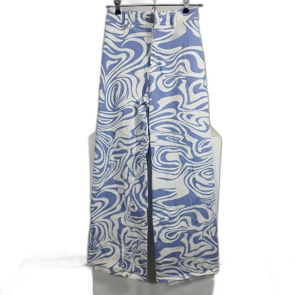 By Dyln at Revolve Ivan Jeans Blue Swirl XS - Picture 2 of 6